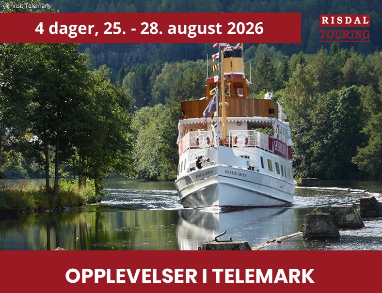 Tur til Telemark, 25 til 28 august